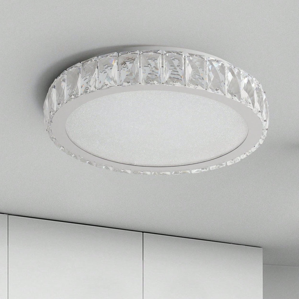 Luxury Adjustable LED Crystal Chandelier Ceiling Light Energy Efficient Modern Design Image 2