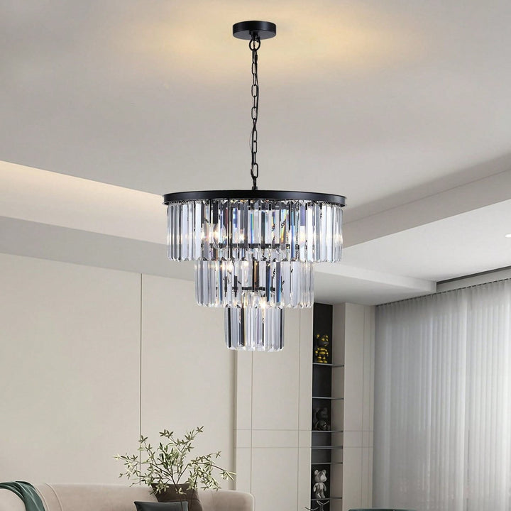 Luxury Crystal Chandelier Modern Chandeliers Lights Fixture Hanging Pendant Light Fixture For Dining Room Bedroom Living Image 1