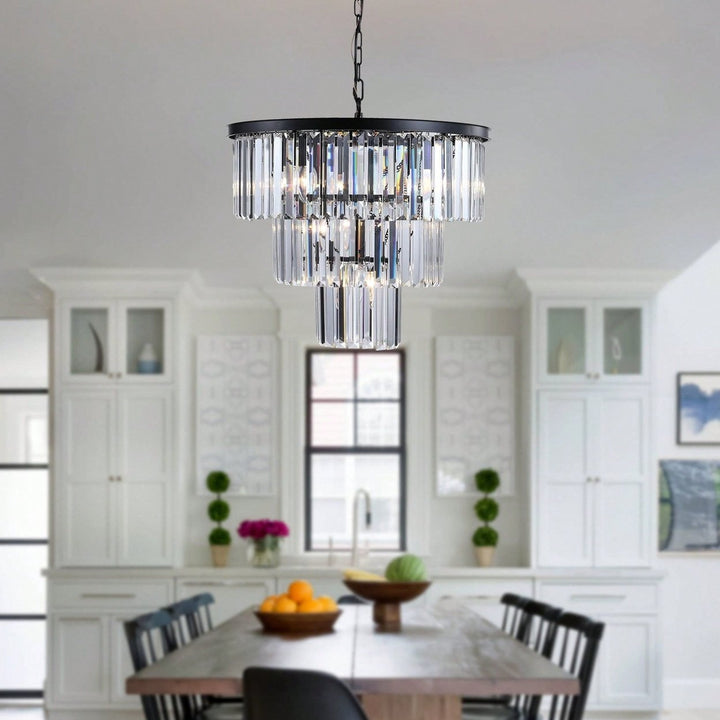 Luxury Crystal Chandelier Modern Chandeliers Lights Fixture Hanging Pendant Light Fixture For Dining Room Bedroom Living Image 2