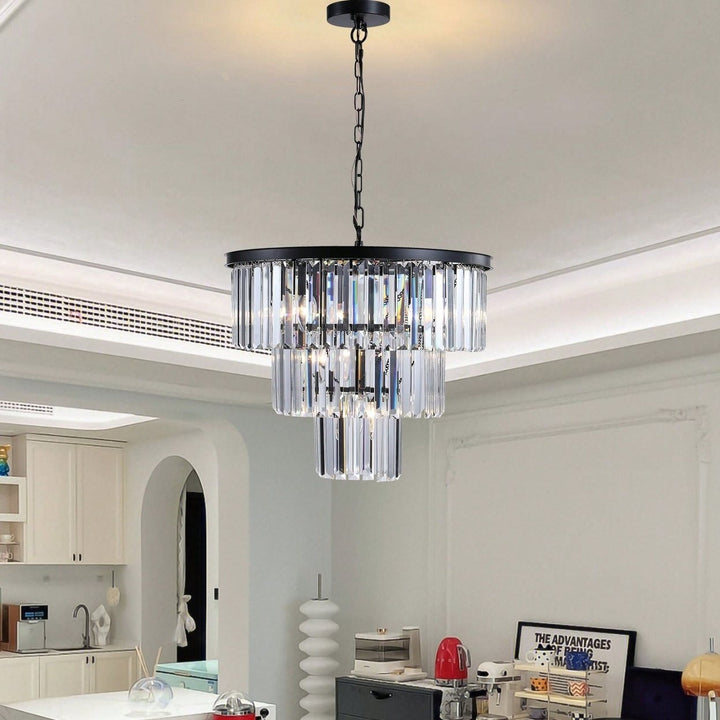 Luxury Crystal Chandelier Modern Chandeliers Lights Fixture Hanging Pendant Light Fixture For Dining Room Bedroom Living Image 5