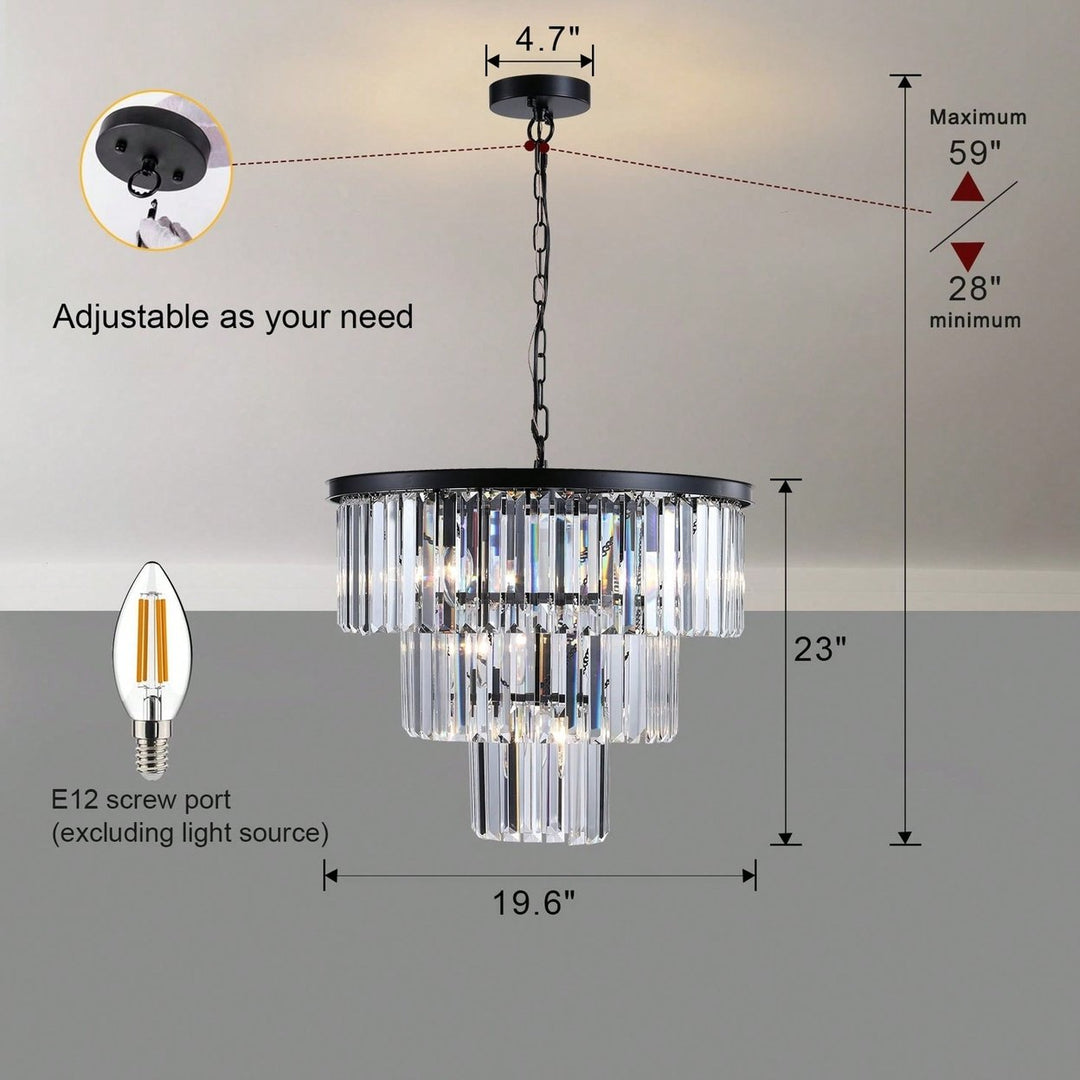 Luxury Crystal Chandelier Modern Chandeliers Lights Fixture Hanging Pendant Light Fixture For Dining Room Bedroom Living Image 9