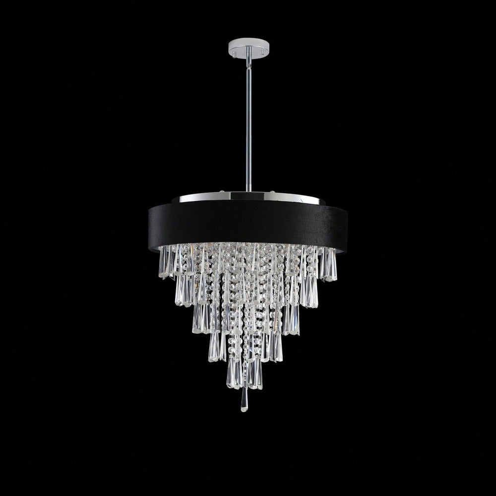 Luxury K9 Crystal Round Chandelier for Living Room Elegant Light Fixture Perfect for Bedroom and Dining Room Easy Image 2