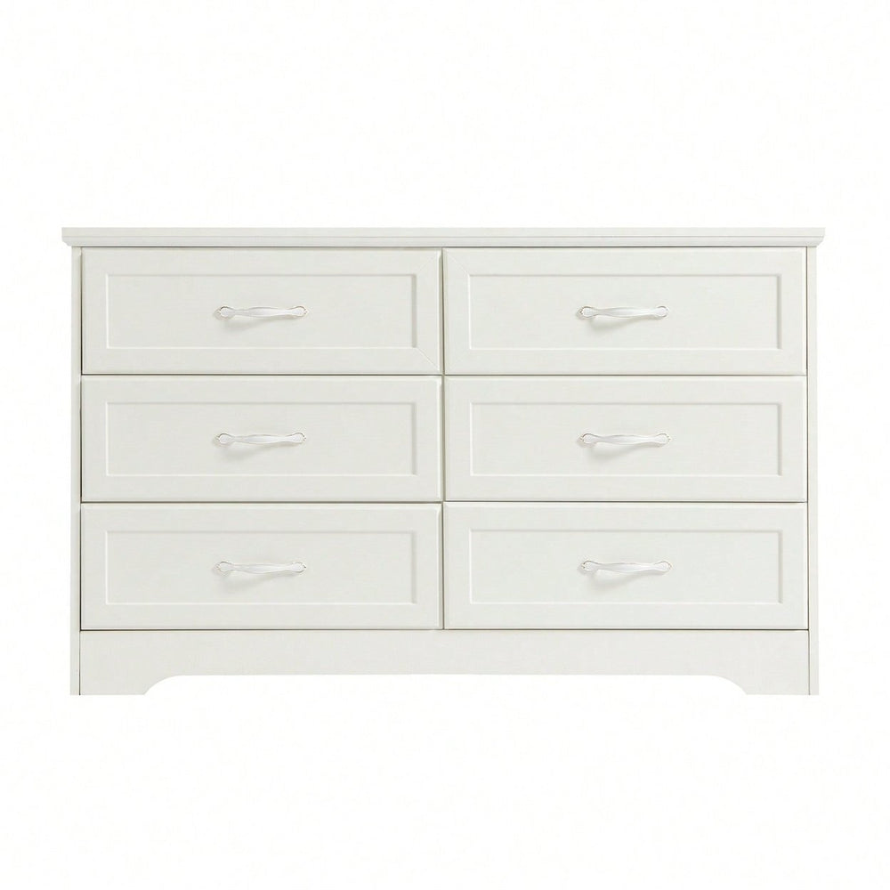 Modern 9 Drawer Dresser with Metal Slides and Anti-Tip Straps for Bedroom Living Room Hallway 47.6L x 15.7W x 28.9H Image 2