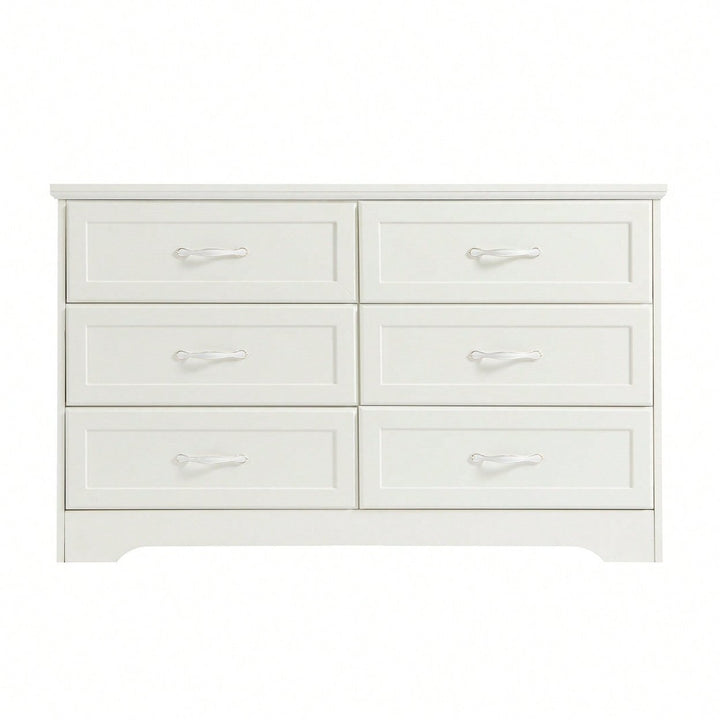 Modern 9 Drawer Dresser with Metal Slides and Anti-Tip Straps for Bedroom Living Room Hallway 47.6L x 15.7W x 28.9H Image 2