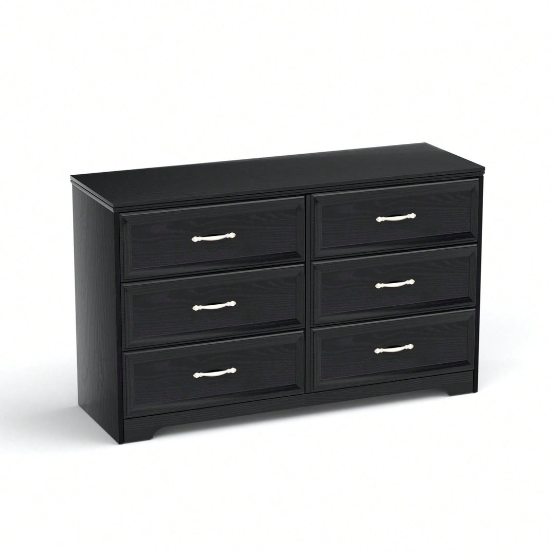 Modern 9 Drawer Dresser with Metal Slides and Anti-Tip Straps for Bedroom Living Room Hallway 47.6L x 15.7W x 28.9H Image 3