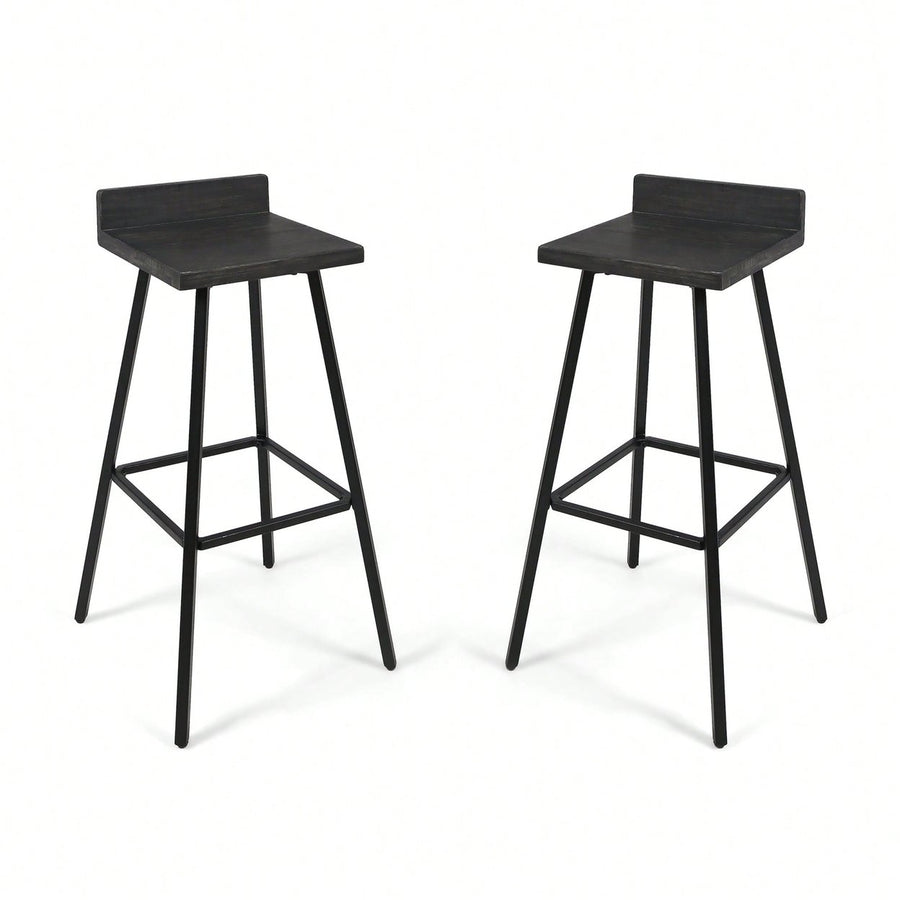 Modern Adjustable Height Bar Stool With Elegant Design And Comfortable Seating Image 1