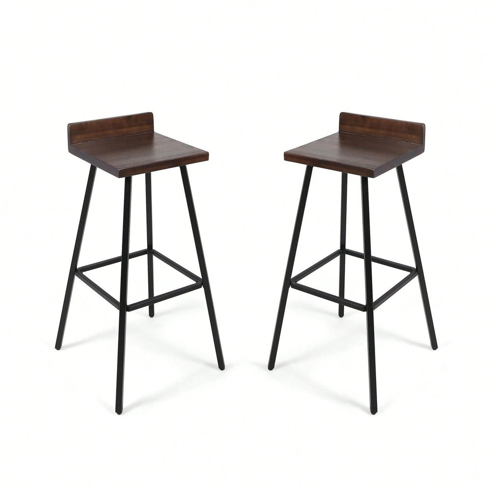 Modern Adjustable Height Bar Stool With Elegant Design And Comfortable Seating Image 2