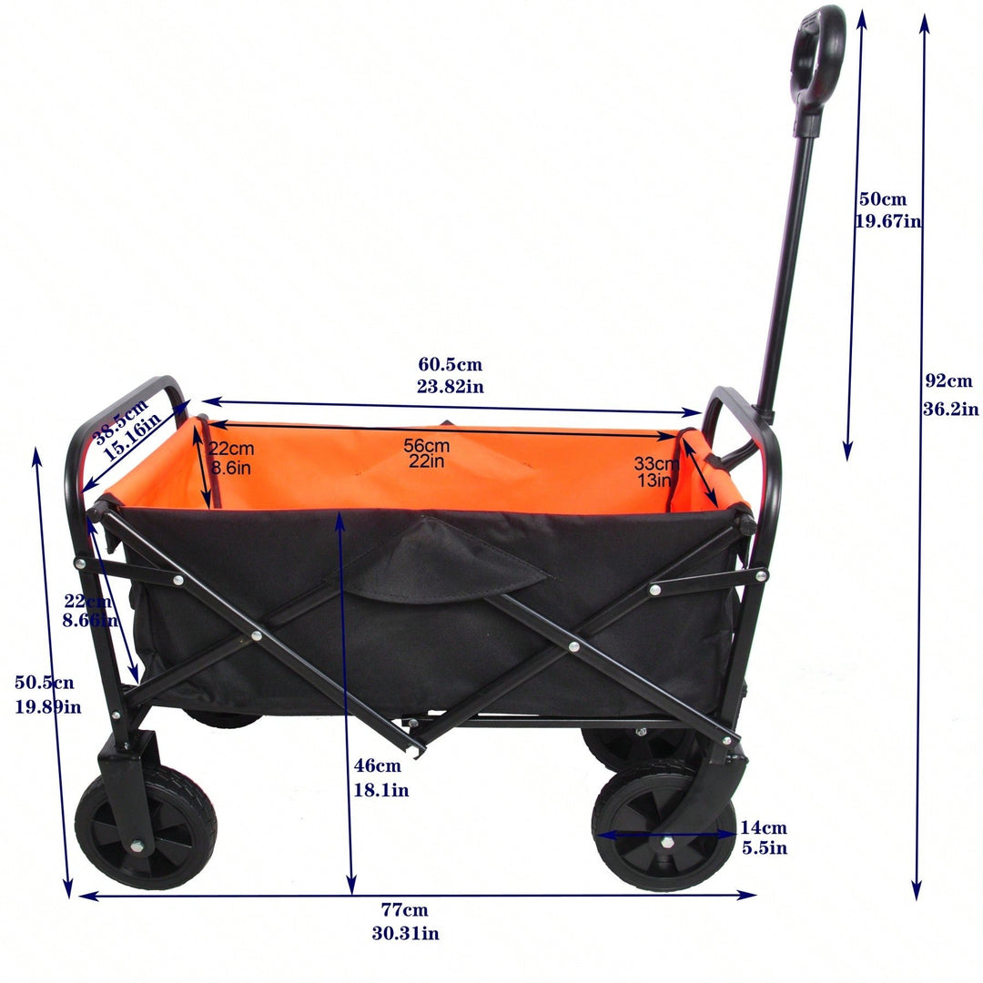 Mini Folding Wagon Garden And Beach Cart Image 5