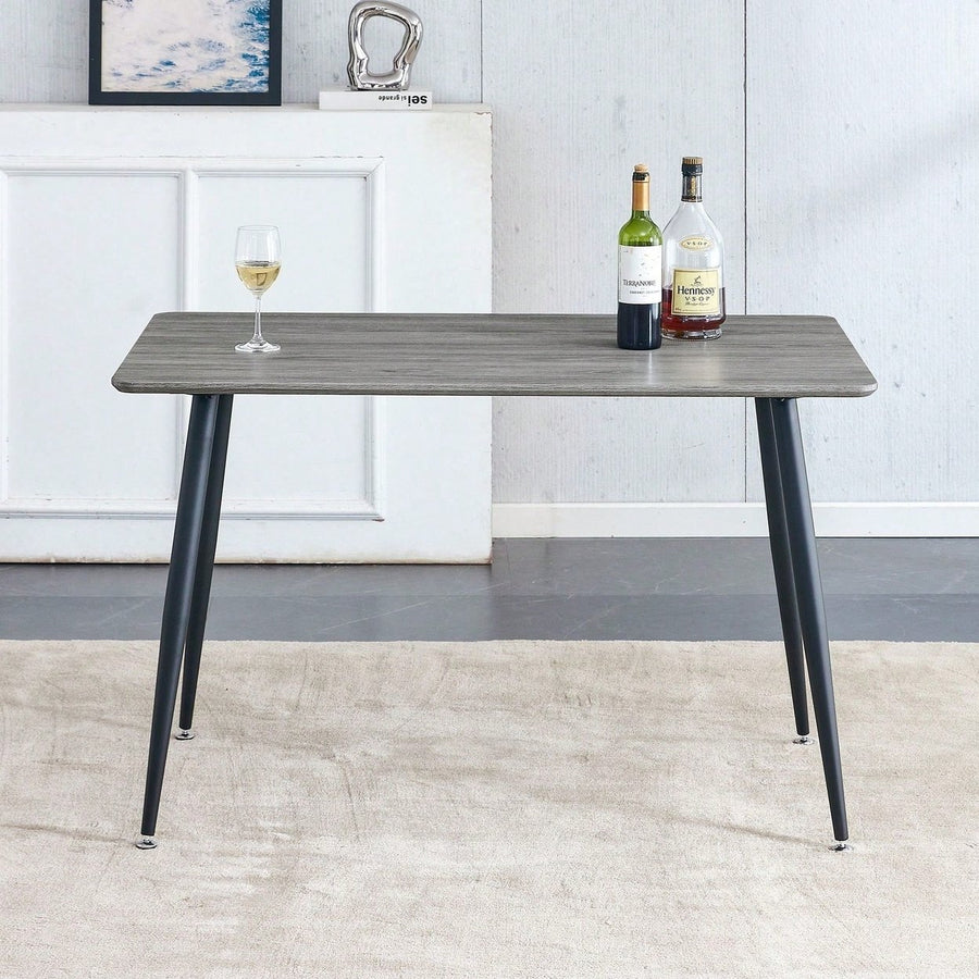 Modern And Easy-To-Install MDF Dining Table With Spacious Seating Capacity Image 1