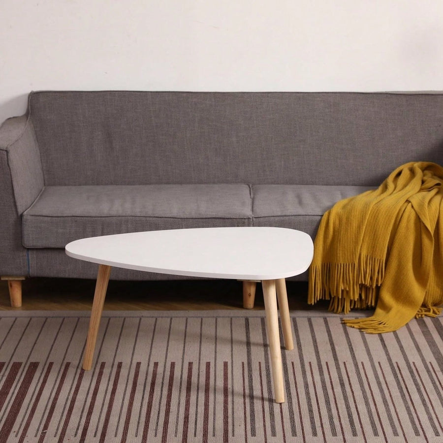 Modern Egg Shape Coffee Table Image 1