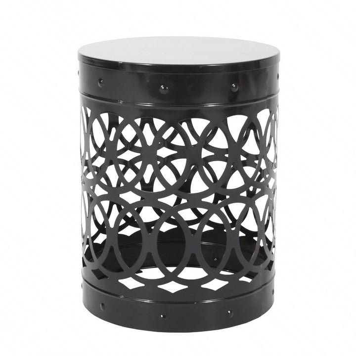 Modern Metal S2 End Table Stylish Accent Table for Living Room and Bedroom Image 6