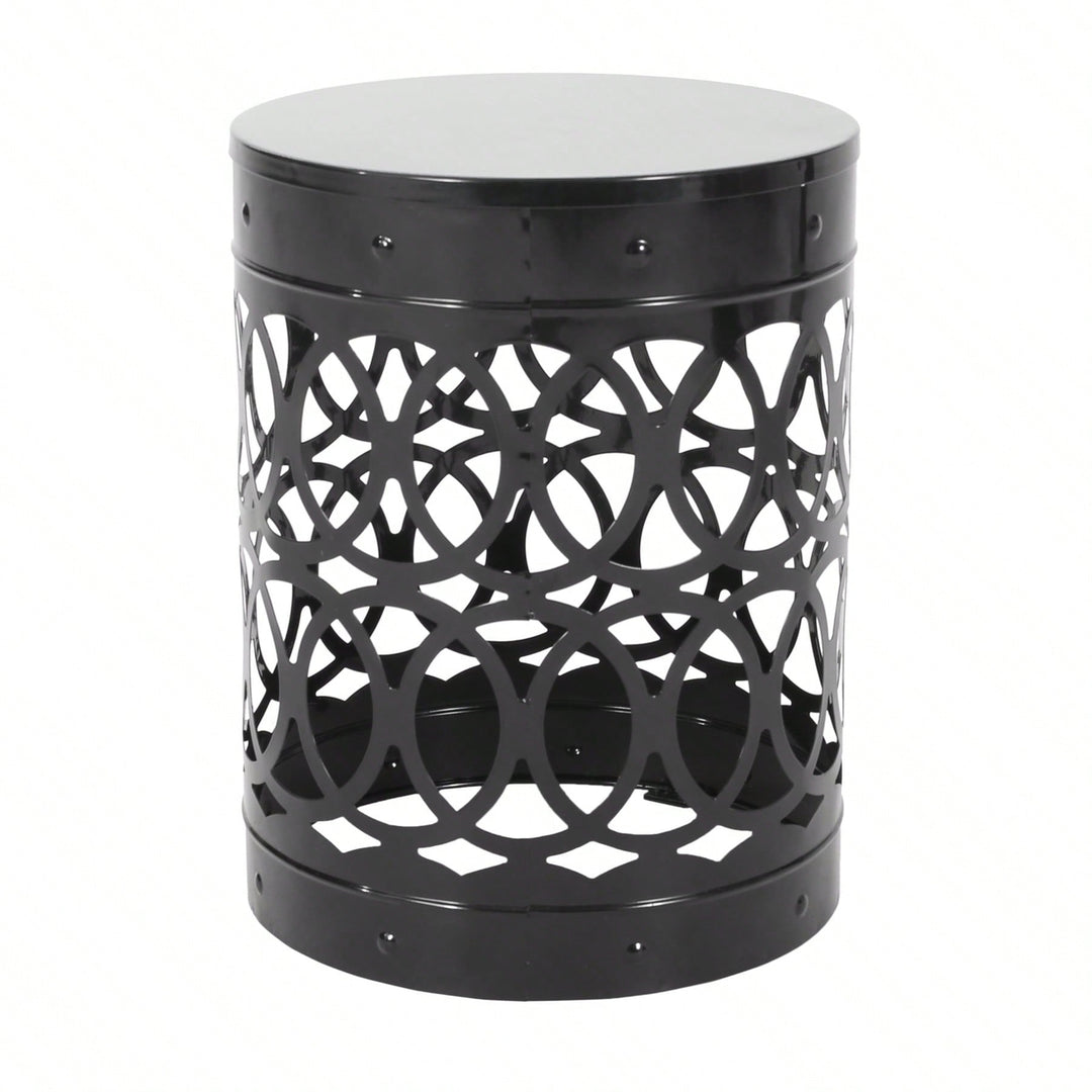 Modern Metal S2 End Table Stylish Accent Table for Living Room and Bedroom Image 7