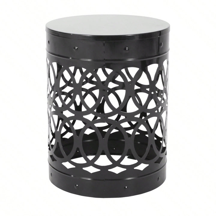 Modern Metal S2 End Table Stylish Accent Table for Living Room and Bedroom Image 7