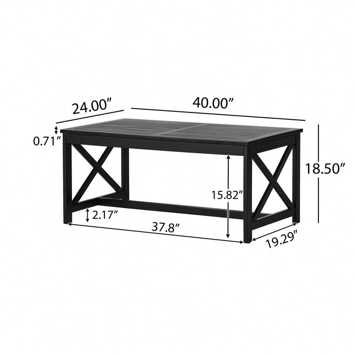 Modern Minimalist Coffee Table With Sleek Design For Living Room D cor Image 4