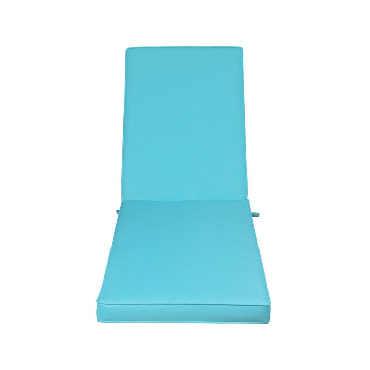 Outdoor Chaise Lounge Cushion With Quality Material, Removable Cover, And High Resilience Sponge Image 3