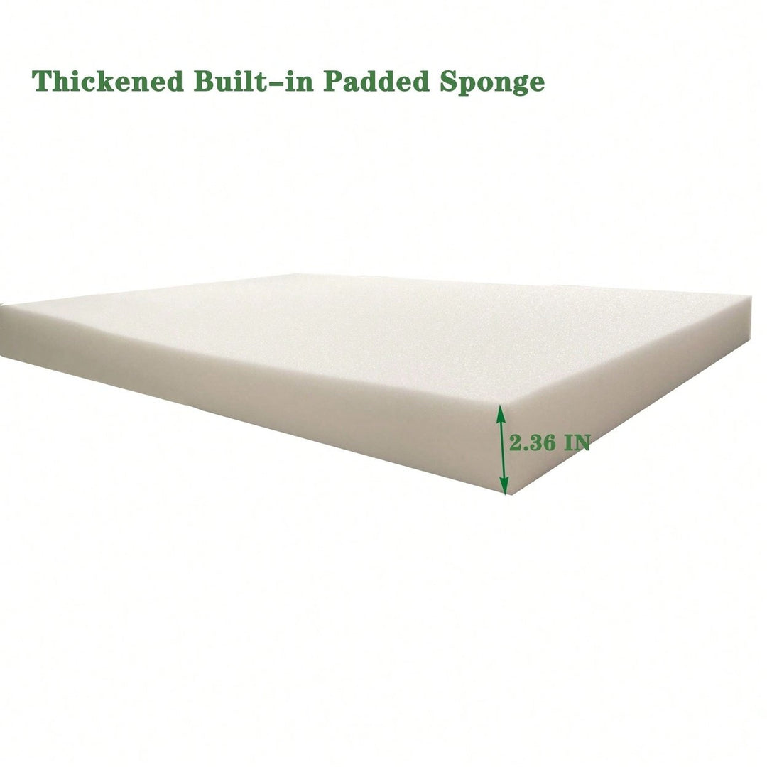 Outdoor Chaise Lounge Cushion With Quality Material, Removable Cover, And High Resilience Sponge Image 5