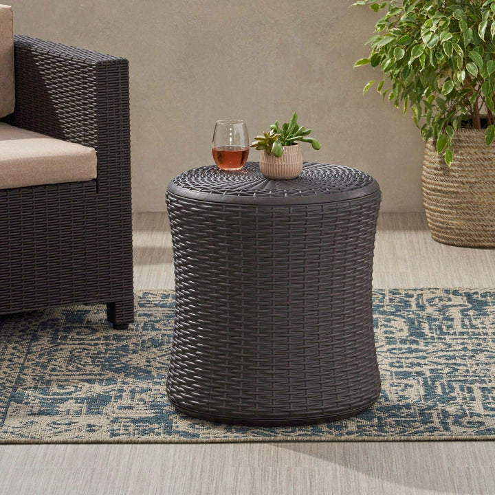 Olivo Patio Table  Stylish And Durable Outdoor Side Table With Accessible Storage Image 8