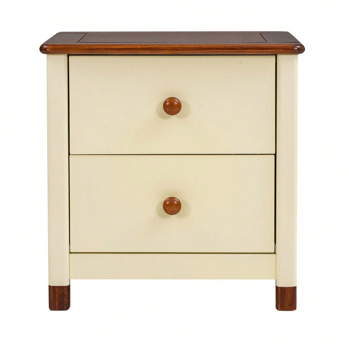 Multi-Purpose Nightstand With Sturdy Frame, Space-Saving Design, And Cute Aesthetics Image 2