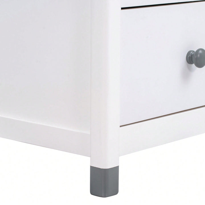 Multi-Purpose Nightstand With Sturdy Frame, Space-Saving Design, And Cute Aesthetics Image 4