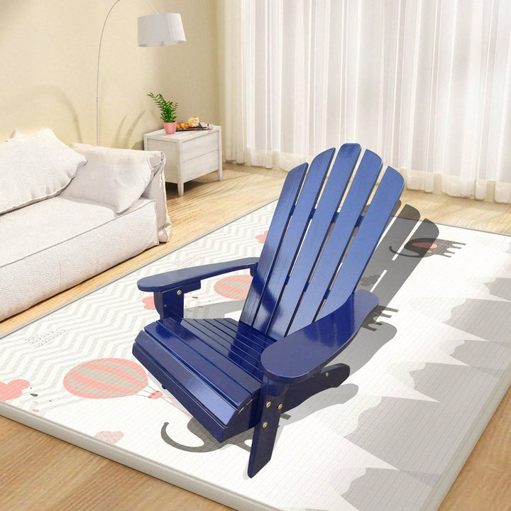 Outdoor Or Indoor Wood Children Adirondack Chair Image 1