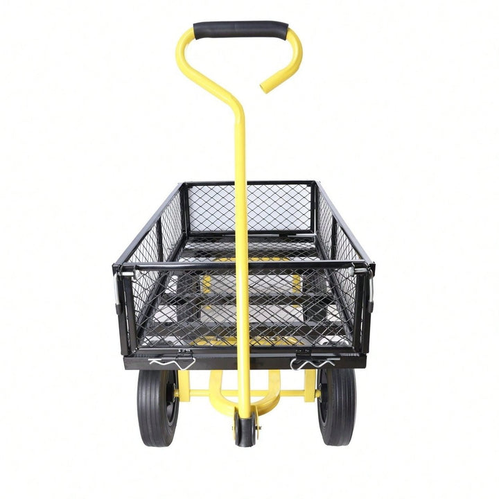 Multi-Functional Tool Cart, Wagon Cart Garden Cart Trucks Make It Easier To Transport Firewood Image 2