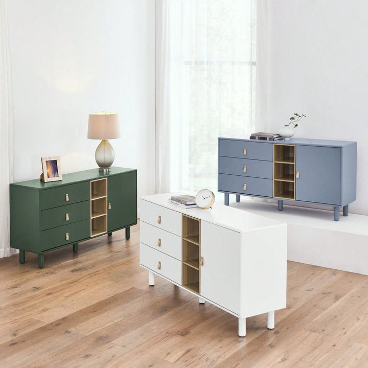 Multi-Functional Storage Cabinet, Chest Of Drawers, Wooden Storage Cabinet Image 3