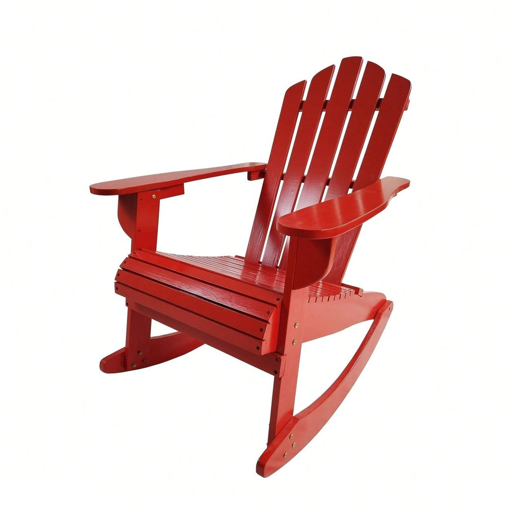 Relax In Style Versatile Reclining Adirondack Chair For Comfortable Outdoor Living Image 2