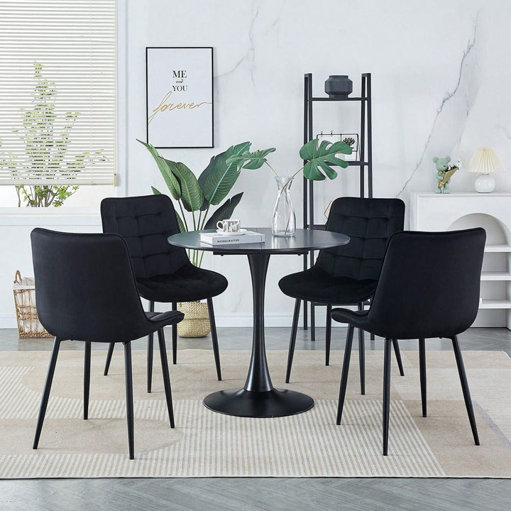 Set of 2 Modern Dining Chairs for Restaurants Cafes Offices Living Rooms Easy to Assemble Image 7