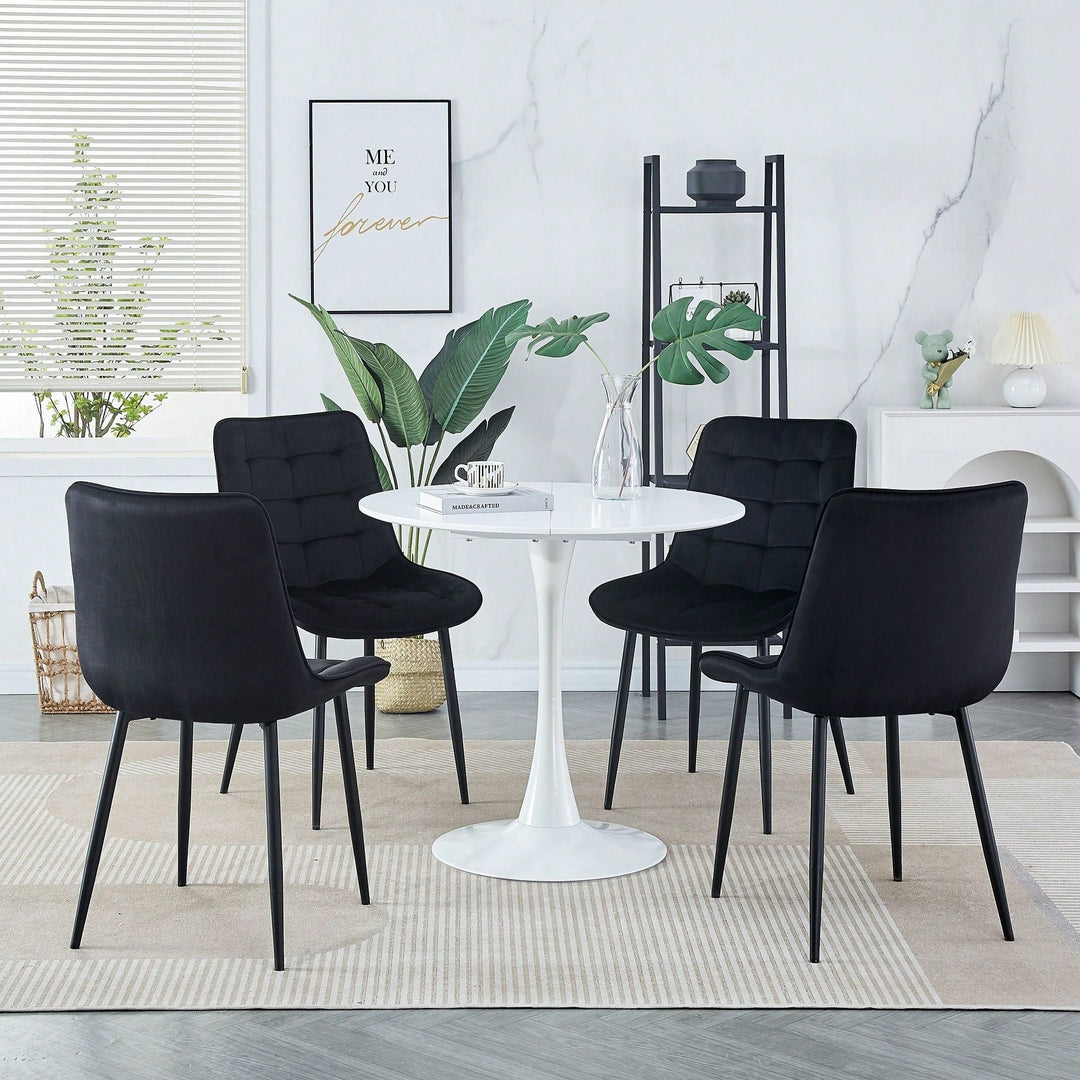 Set of 2 Modern Dining Chairs for Restaurants Cafes Offices Living Rooms Easy to Assemble Image 9