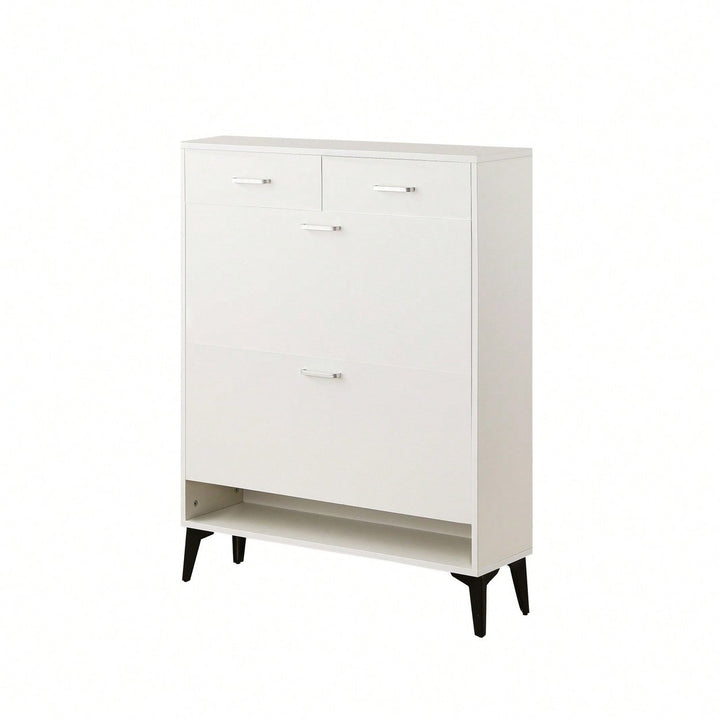 Spacious Shoe Storage Cabinet with Adjustable Shelves Holds 20 Pairs Perfect for Entryway Organization Image 3