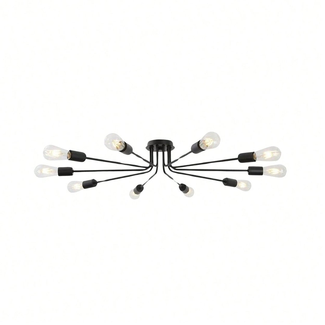 Stylish Light Semi Flush Mount Ceiling Fixture for Kitchen Living Room Bedroom Hallway and Cafe Image 1