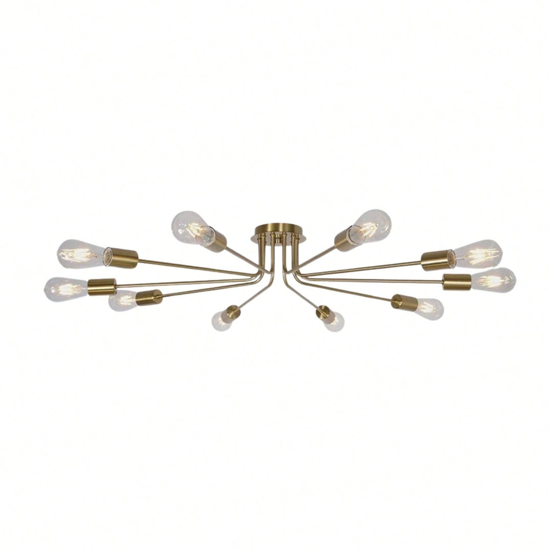 Stylish Light Semi Flush Mount Ceiling Fixture for Kitchen Living Room Bedroom Hallway and Cafe Image 9