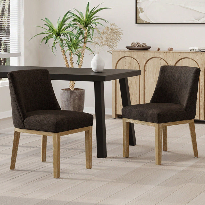 Stylish And Comfortable Dining Chairs (Set Of 2) For Modern Image 4