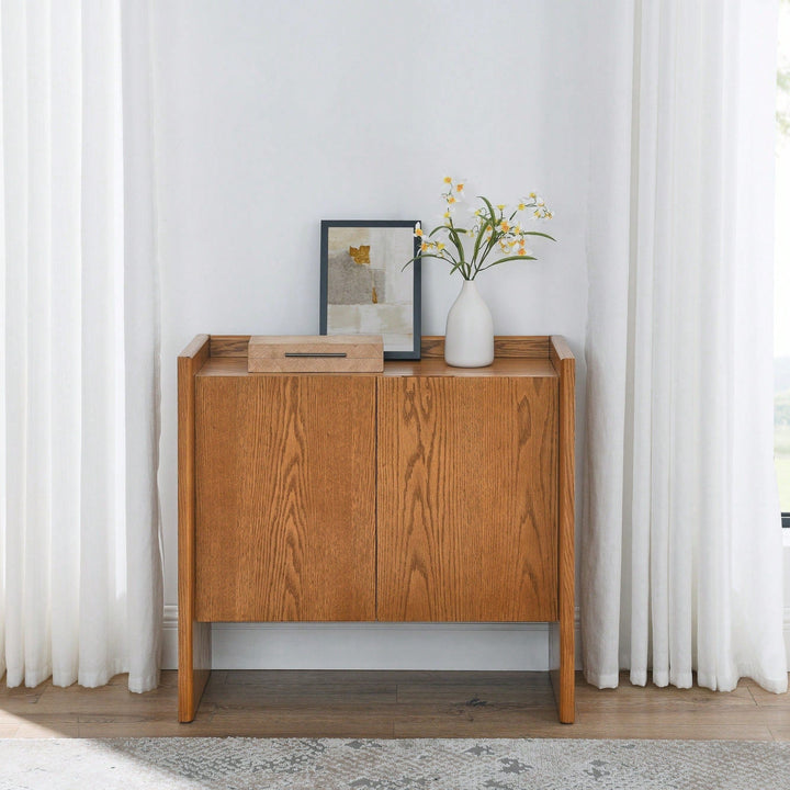 Sideboard Buffet Cabinet With Adjustable Shelves For Entryway Living Room Kitchen Dining Room Image 3