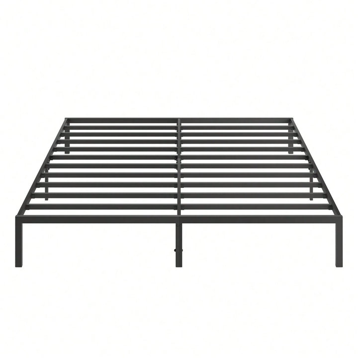 Sturdy King Size Metal Platform Bed Frame No Box Spring Required Modern Design 660 Lbs Weight Capacity Image 1