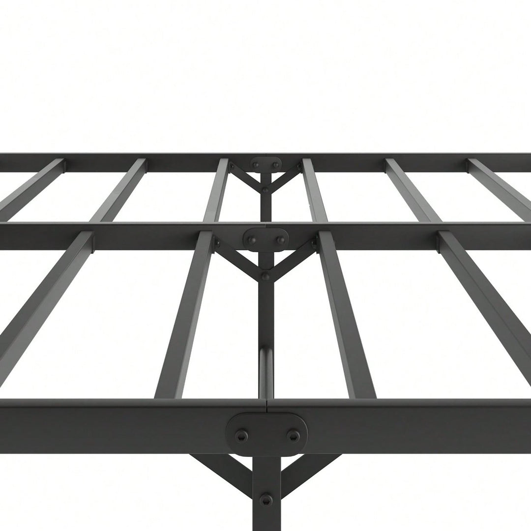 Sturdy King Size Metal Platform Bed Frame No Box Spring Required Modern Design 660 Lbs Weight Capacity Image 5