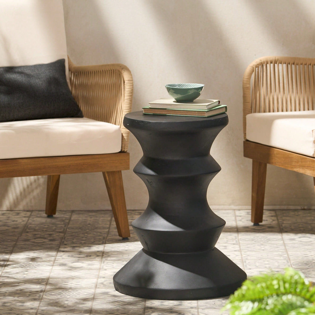 Stylish 22-Inch MGO Side Table For Outdoor And Indoor Use - Weather-Resistant and Durable Design Image 7