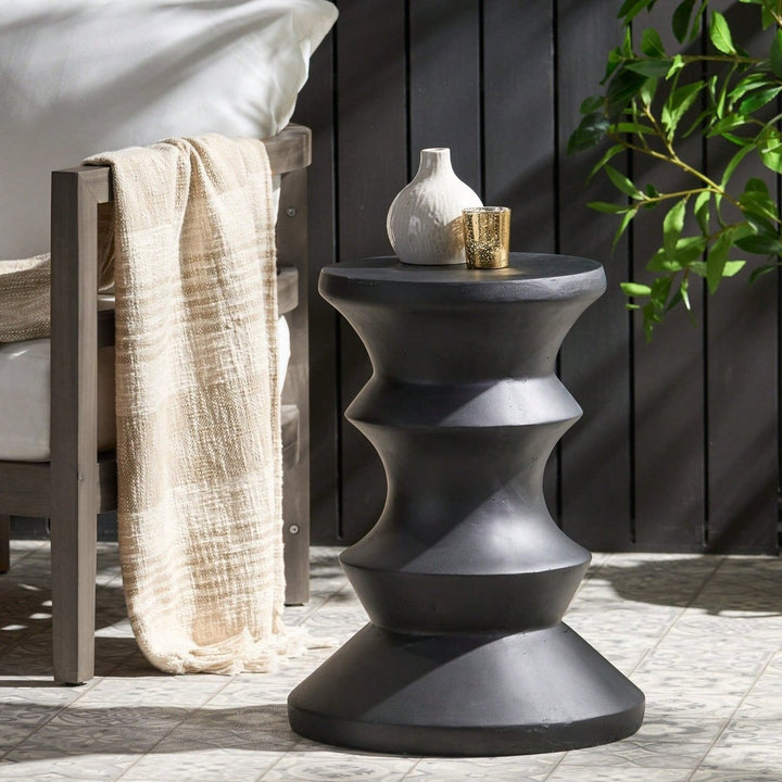 Stylish 22-Inch MGO Side Table For Outdoor And Indoor Use - Weather-Resistant and Durable Design Image 9