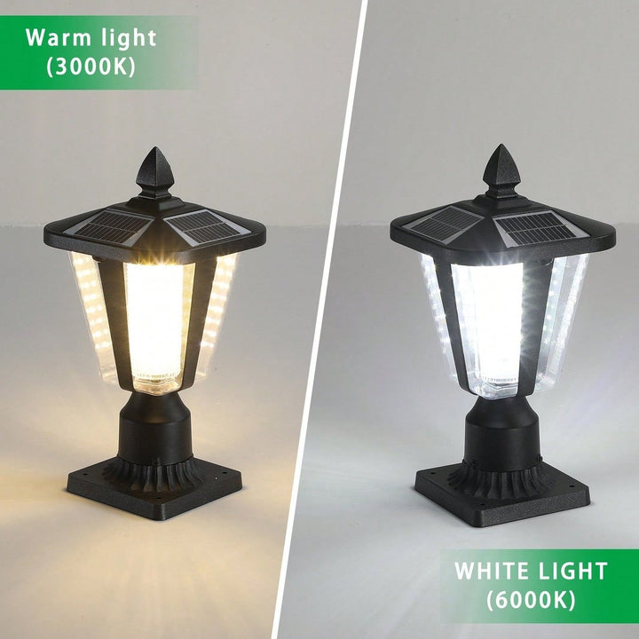 Solar Column Headlights With Dimmable LED Image 6