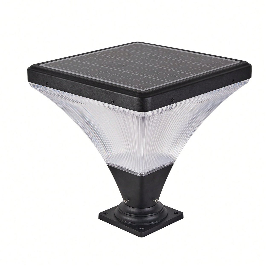 Solar Street Lamp Cap With Base - Durable Outdoor Lighting Solution For Friendly Illumination Image 1