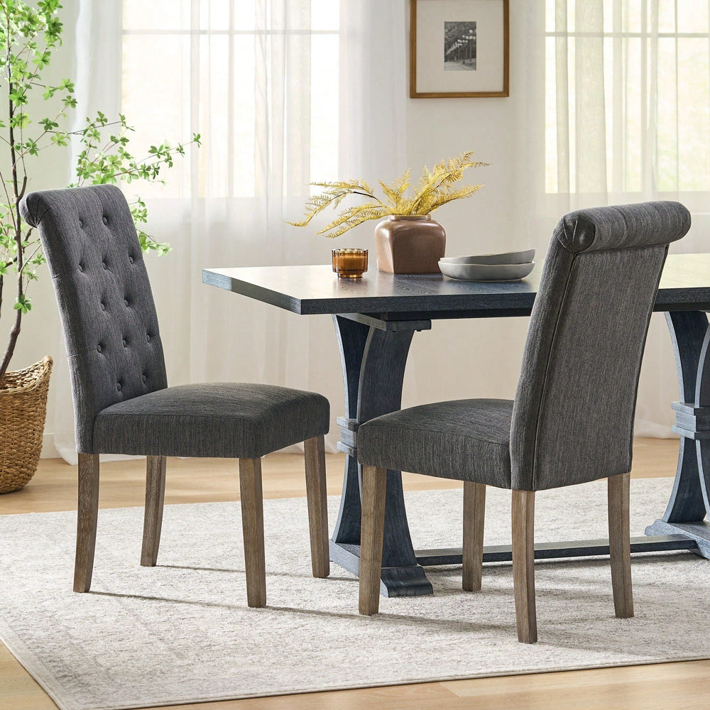 Stylish And Comfortable Dining Chair Set For Modern Homes - Set Of 2 Image 2