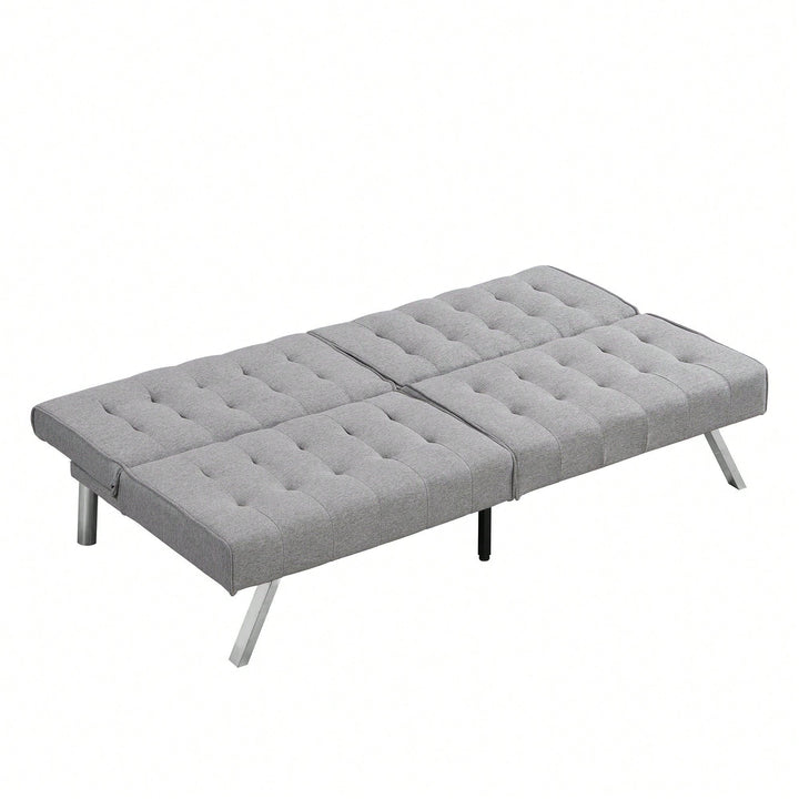 Versatile Futon Sofa Bed for Stylish Living Room Comfort and Space Saving Image 5