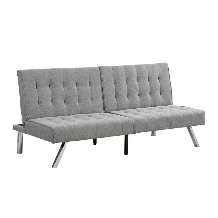 Versatile Futon Sofa Bed for Stylish Living Room Comfort and Space Saving Image 6