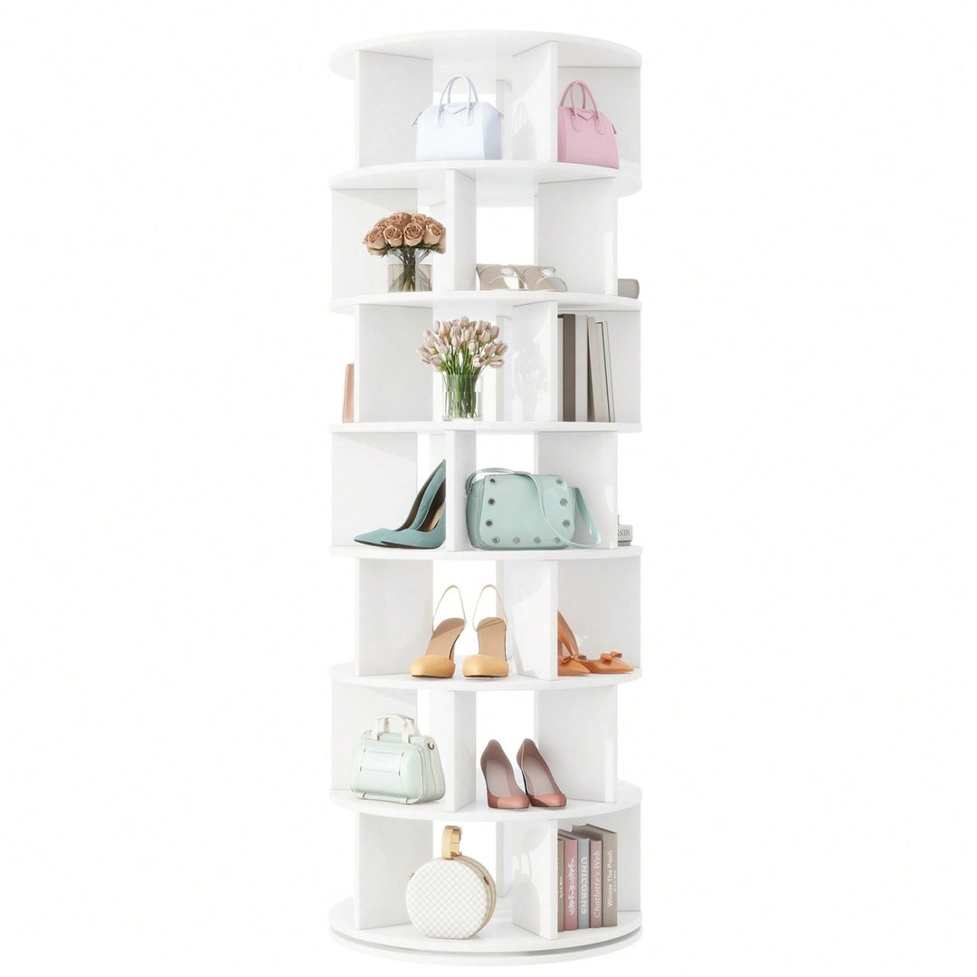 23.6 Rotating Shoe Rack Tower Image 2