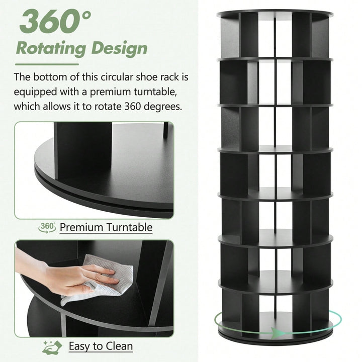 23.6 Rotating Shoe Rack Tower Image 6