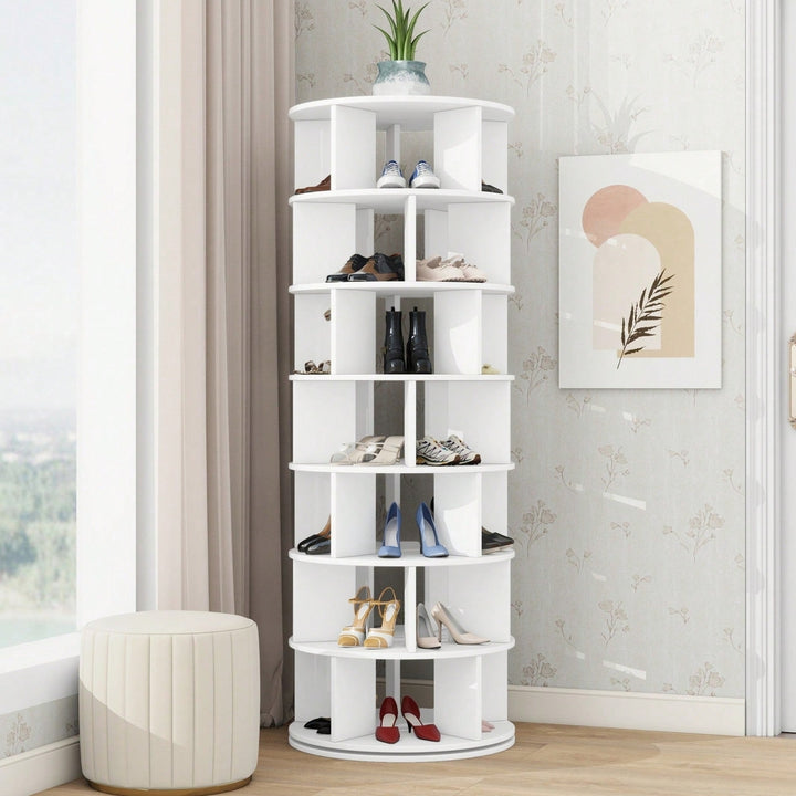 23.6 Rotating Shoe Rack Tower Image 10