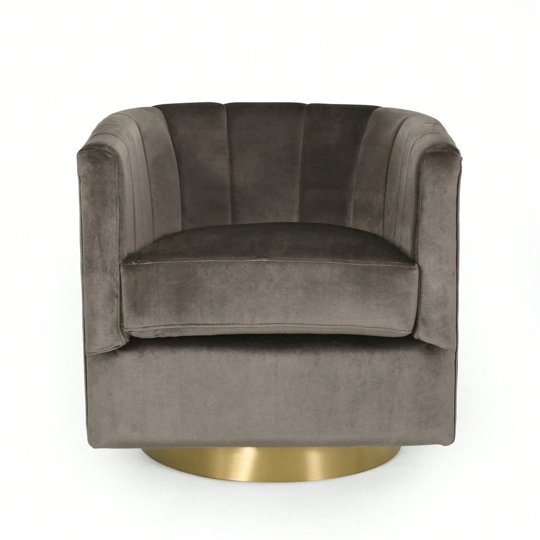 Versatile Swivel Armchair For Comfortable Seating And Stylish Decor Image 1