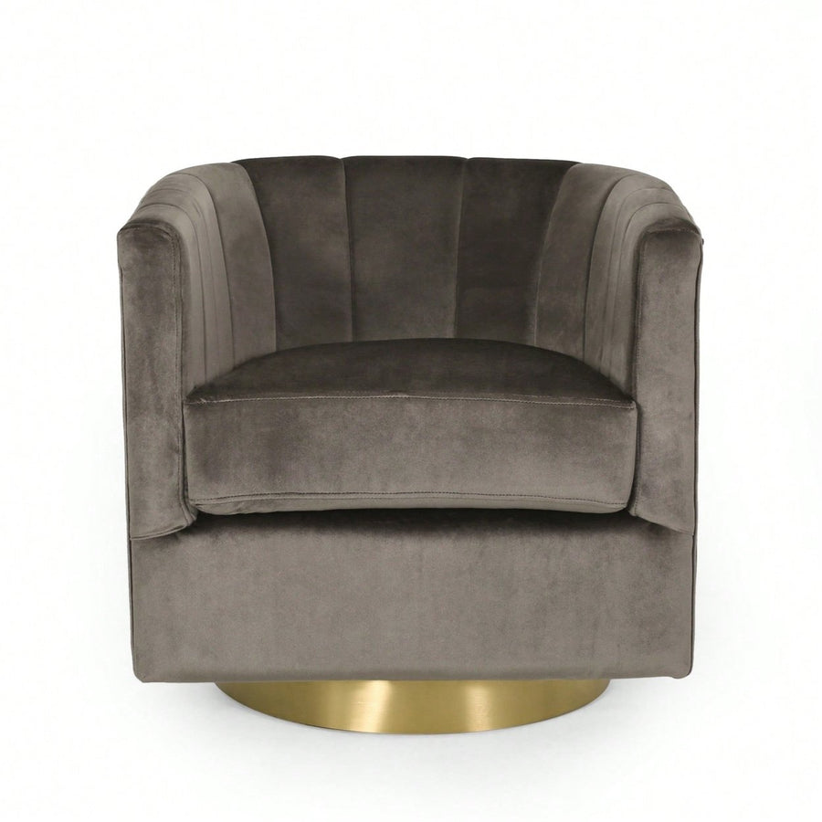 Versatile Swivel Armchair For Comfortable Seating And Stylish Decor Image 1