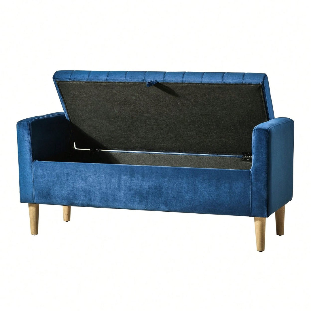 Versatile Storage Ottoman Hidden Storage, Comfortable Seating, And Easy Assembly Image 10