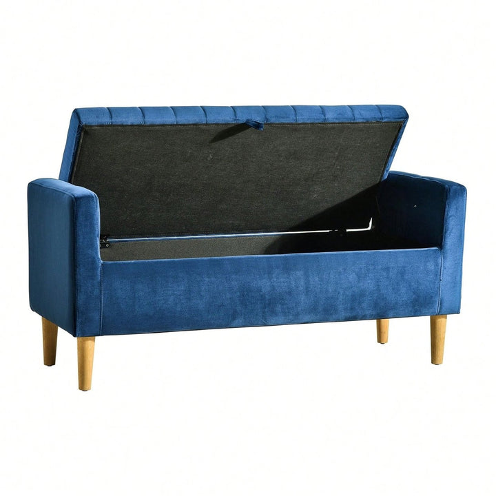 Versatile Storage Ottoman Hidden Storage, Comfortable Seating, And Easy Assembly Image 11